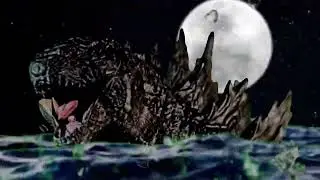 Godzilla entrance | Stop motion