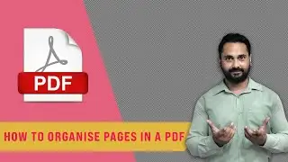 How to Organize Pages in PDF File