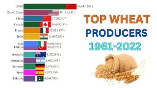 World's Biggest Wheat Producers Countries (1961-2022) | GEOTACTIX