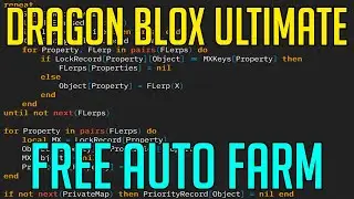 DRAGON BLOX ULTIMATE | HACK/SCRIPT | FREE AUTO FARM , UNLIMITED XP