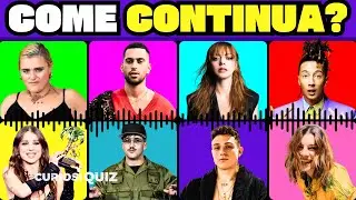 SANREMO 2024: Continua la CANZONE! | Quiz Musica