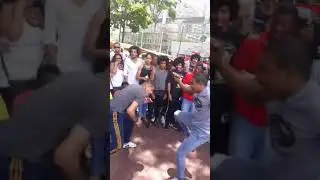 Roda na Praça República com a Presença do Mestre Miguel Machado Grupo Cativeiro Capoeira