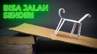 KUDA KERTAS BISA JALAN SENDIRI - Cara Membuat Mainan Dari Kertas Yang Mudah | Kerajinan