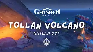 A Volcanic Night in Natlan🌋 Relaxing Genshin Impact Music | Natlan OST 原神 [No Mid-Roll Ads]