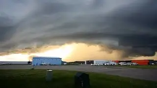 Time Lapse Of Rolling Storm Front