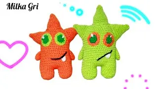 Μικρό τερατάκι μέρος 1 - amigurumi little monster