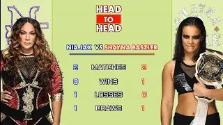 Shayna Baszler VS Nia Jax | Nia Jax VS Shayna Baszler Wrestling Statistics Comparison Video | WWE |