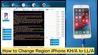 How to Change Region iPhone KH/A to LL/A