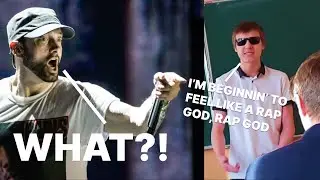 I rapped Rap God in CLASSROOM instead of a verse. 125% speed