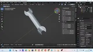 Elaborar llave de boca fija para tuercas en Blender Parte 1