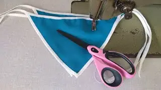 Como colocar viés na bandana
