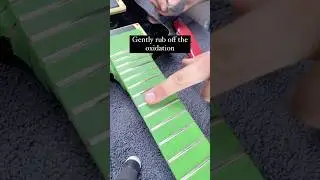 EASY FIX for rusted frets! #shorts #guitartech #guitarrepair