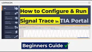 How to Configure and Run a Signal Trace in TIA Portal?
