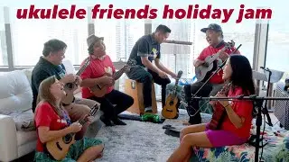 Cynthia Lin's Ukulele Friends Holiday Jam! 🌺 Mele Kalikimaka + Christmas (Baby Please Come Home)