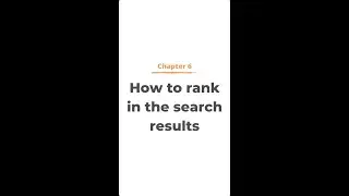 Chapter 6 - How to rank in the search results | KORK