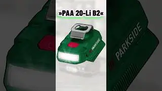 PARKSIDE 20 V battery adapter »PAA 20-Li B2« 🙂 #parkside