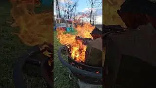 mesmerizing slow motion fire (Samsung Galaxy s23)