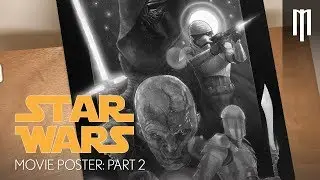 Creating Star Wars First Order Movie Poster Part 2