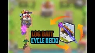 LOG BAIT CYCLE DECK-NO LOG OR PRINCESS!!GOOD or BAD?!Clash Royale INSANE DECKS!-[6]