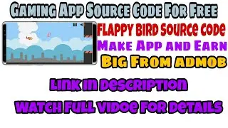 Gaming App Android Studio Source Code For Free Link In Description