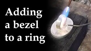 106 - soldering a bezel to a ring