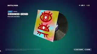Fortnite Chapter 4 Battle Pass Music Season 1  Crooked Grind 1 Hour song upbeat Study Hip Hop Pop