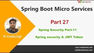 Spring Security | Spring Boot JWT Token | Part 27