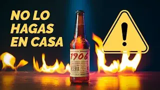 🍺 FOTOGRAFÍA DE PRODUCTO (Efecto frío y fuego en una botella de cerveza)