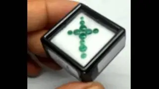1 28cts  11pcs  Columbia Green Emerald
