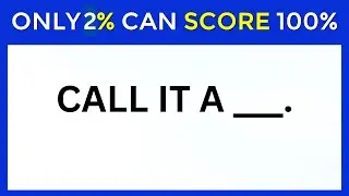 English Idioms Quiz: ONLY 2% CAN SCORE 100% | English Proverbs | Learn English