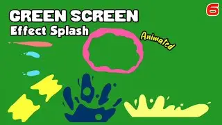 Green Screen Animated Effect Splash