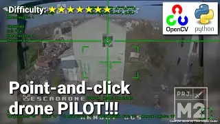 Drone locks and tracks target window! | AI Target Tracking Tech for Autonomous Drone