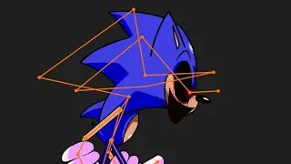 Sonic.EXE Reskin SideView Test (DC2 ANIMATION/FNF ANIMATION)