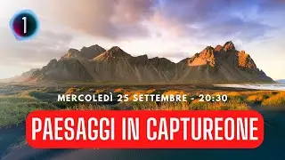 LIVE - Fotografia di paesaggio in CaptureOne Pro.