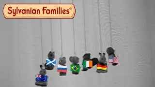 Sylvanian Families Nations Competition 🏅 | Rope Hang | Who will win? Calico Critters | Stop motion