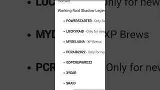 codigos para Nuevo jugadores raid shadow legends  2022