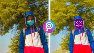 Neon Face Mask Edit In PicsArt - Facemask 2021 Picsart