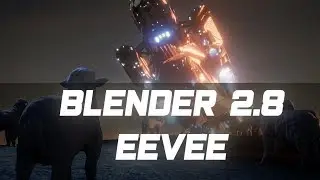 Shepherd from heaven with blender2.8+Eevee
