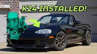 Miata K-SWAP PROJECT - Part 5 - Engine Install