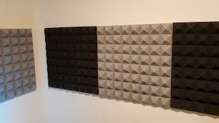 Installing Acoustic Foam WITHOUT Damaging My Walls | Arrowzoom Acoustic Foam REVIEW