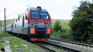РЖД ЭП1М-705 с поездом №470 Новороссийск - Саратов