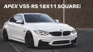 BRAND NEW APEX VS5-RS WHEELS FOR MY F82 M4! EXTREMELY AGGRESSIVE