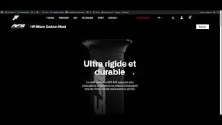 HR 80cm Carbon Mast landing page | Elementor | GSAP | Lenis Scroll library