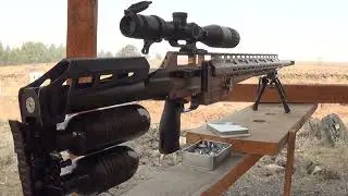 BinTac MCAR air rifle - shooting from 100yards out to 800yards