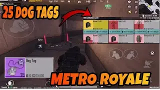 SOLO 25 DOG TAGS - PUBG METRO ROYALE CHAPTER 19