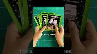 ♻️ 7 IDEAS para Decorar nuestro Útiles #regresoaclase con PANINI y Minecraft