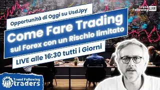 COME FARE TRADING sul Forex - Opportunità di Oggi su UsdJpy