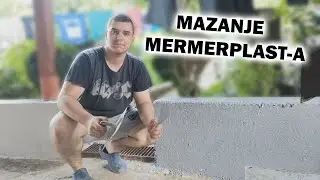 Kako ulepsati dvoriste? - Mazanje MERMERPLAST-A