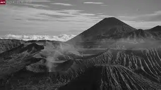 Moonlit Majesty | Night Timelapse of Bromo & Semeru Volcanoes from Penanjakan Lookout (July 9, 2025)
