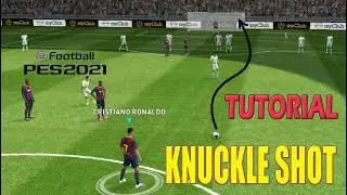 KNUCKLE SHOT PES MOBILE | TUTORIAL KNUCKLE SHOT | CARA TENDANGAN KNUCKLE PES MOBILE